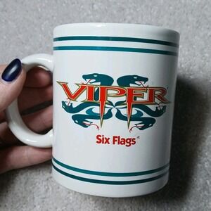 Viper Six Flags Coffee Tea Cocoa Mug/Mug Magic Mountain Rollercoaster Amusement